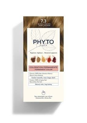 Крем-фарба Phyto Phytocolor, тон 7.3 золотисто-русий, 60 мл + 40 мл