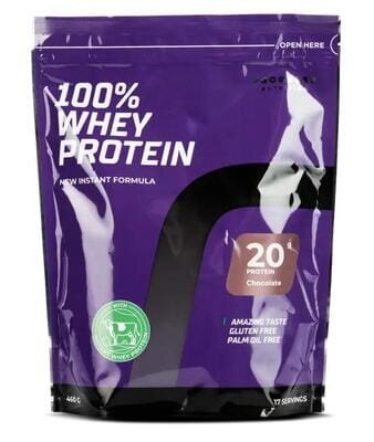 Протеїн Progress Nutrition 100% Whey Protein New Instant Formula формула миттєвої дії, шоколад, 460 г