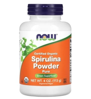 Спіруліна NOW Spirulina Powder порошок, 113 г