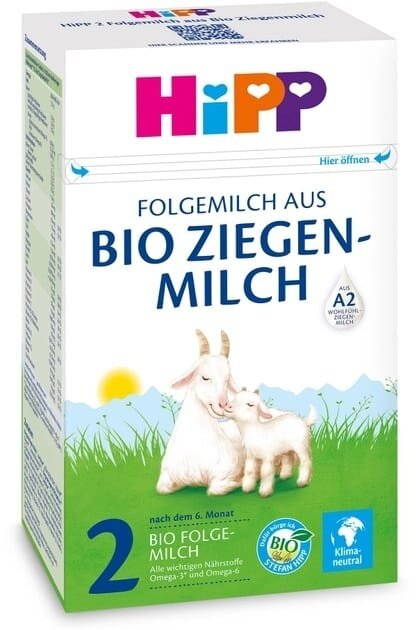 Суміш суха молочна HiPP Bio Ziegen Milch 2 органічна на козячому молоці для дітей з 6 місяців, 400 г