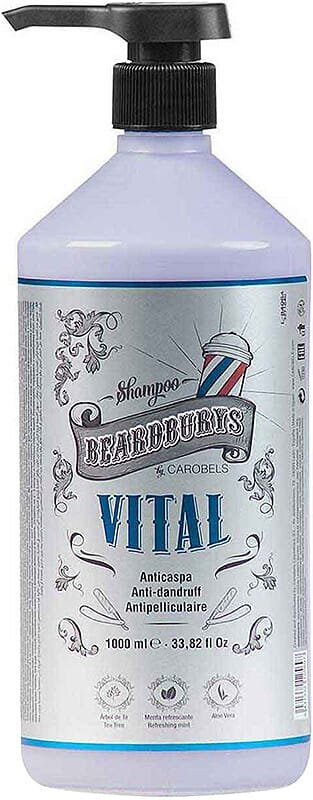 Шампунь Beardburys Vital для волосся проти лупи з ефектом пілінгу, 1000 мл