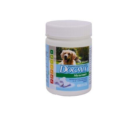 Вітаміни для собак Dogmix Мультивіт, 100 таблеток