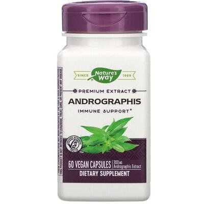 Андрографіс Nature's Way Andrographis 300 мг, 60 капсул