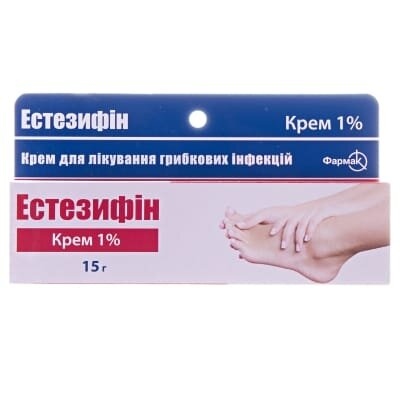 Естезифін крем 1 % по 15 г у тубах
