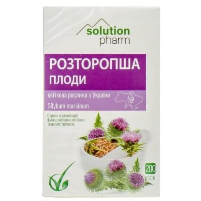 Розторопші плоди Solution Pharm по 200 г у пач.