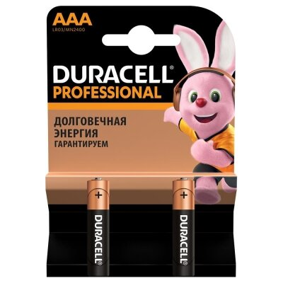 Батарейка Duracell LR03 AAA, 2 штуки