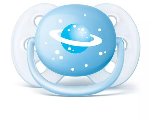Пустушка силіконова Philips Avent Ultra Soft SCF222/20, 0-6 місяців, для хлопчиків, 2 шт
