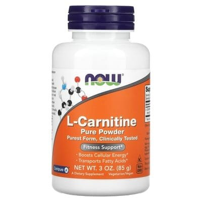 L-Карнітін NOW L-Carnitine порошок, 85 г