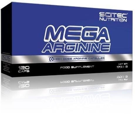 Амінокислота Scitec Nutrition Mega Arginine, 120 капсул