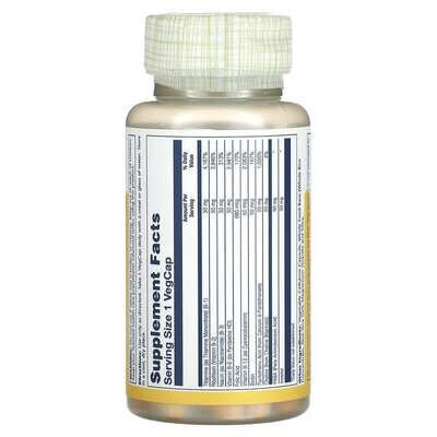 Вітаміни групи В Solaray Vitamin B-Complex 50, 50 вегетаріанських капсул