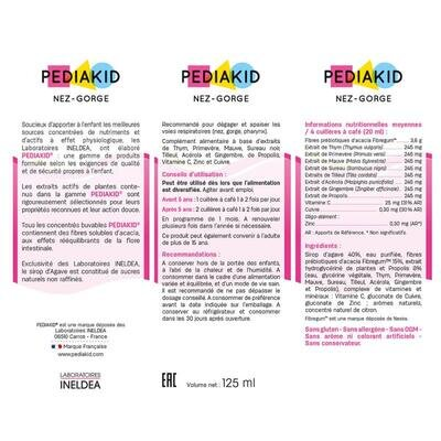 Педіакід PEDIAKID Nez Gorge Sirop сироп для дітей ніс-горло, 125 мл