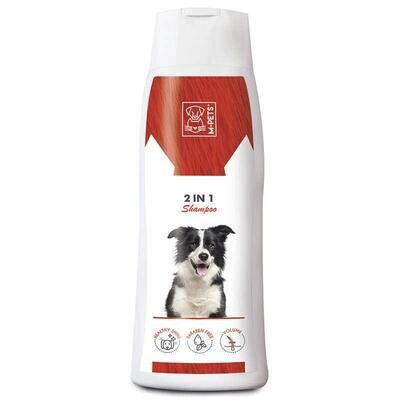 Шампунь-кондиціонер M-Pets Shampoo & Conditioner 2 in 1 без парабенів для собак з усіма типами шерсті, 250 мл