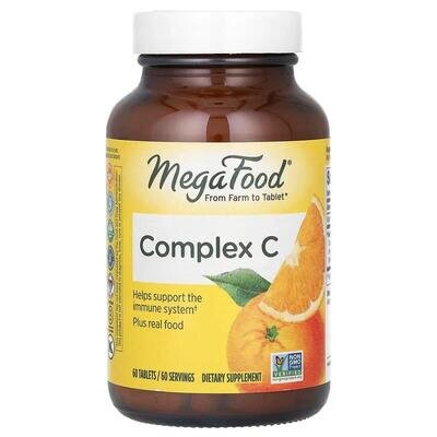 Вітамін С MegaFood Complex C, 60 таблеток