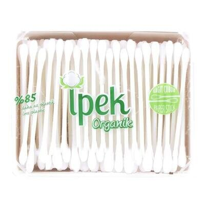Ватні палички Ipek Organic в пакеті, 200 штук
