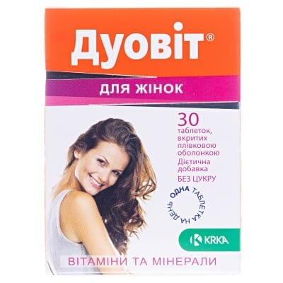 Дуовіт для жінок табл. покр. обол. №30