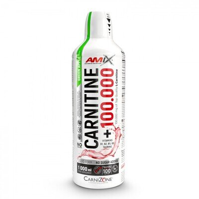 Жироспалювач Amix Nutrition Carnitine 100.000 mg CarniZone Green Apple, 1000 мл