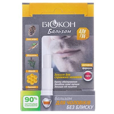 Бальзам для губ Біокон Для чоловіків, 4,6 г