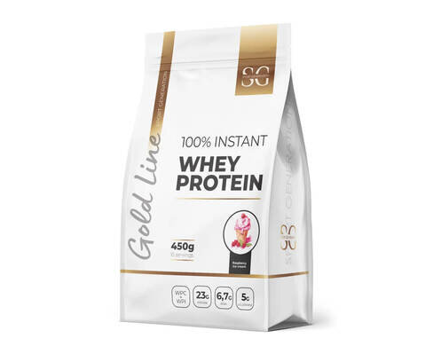 Протеїн Sport Generation Gold Premium 100% Instant Whey Protein (WPC+WPI) Raspberry Ice Cream, 900 г