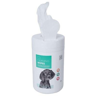 Серветки вологі M-Pets Pet Cleaning Wipes для підтримки чистоти вух, носа, очей у собак і котів, 80 штук
