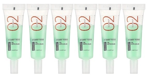 Ампули Biotop 02 Eco Dnadruff проти лупи, 6 шт x 11 мл