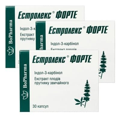Естролекс Форте капсули №90 (30х3)
