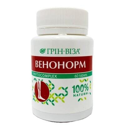 Венонорм Грін-Віза таблетки №60