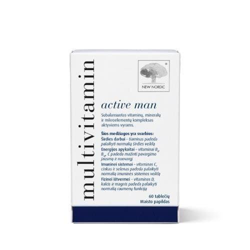 Мультивітамін актив для чоловіків Multivitamin active man таблетки №60