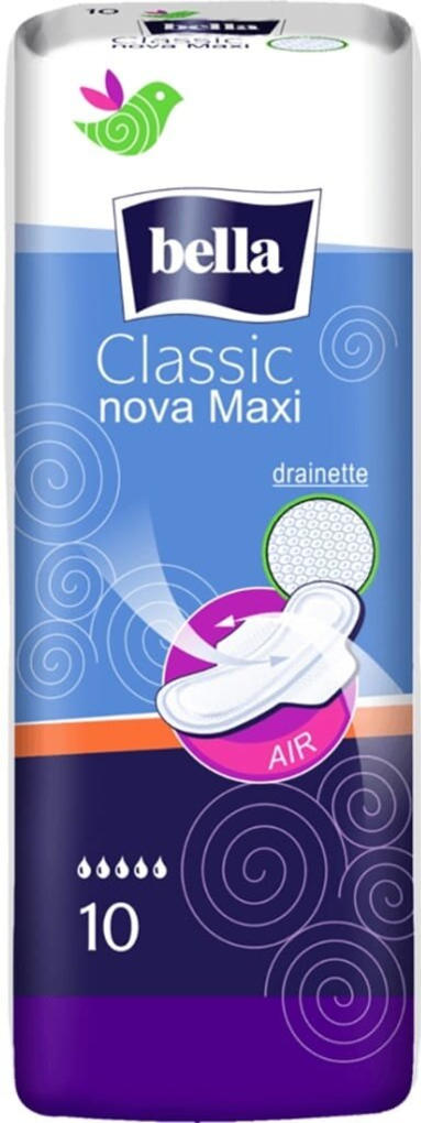 Прокладки гігієнічні Bella Classic Nova Maxi Drainette, 10 шт