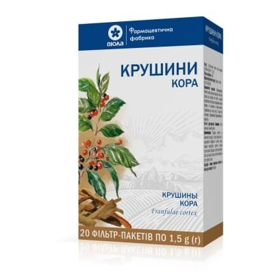 Крушини кора по 1.5 г №20 у філ.-пак.