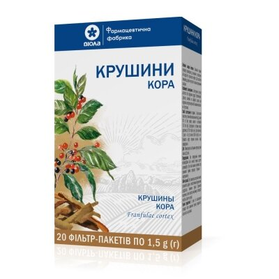Крушини кора по 1.5 г №20 у філ.-пак.