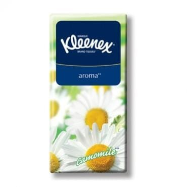 Хусточки паперові Kleenex Aroma з ароматом ромашки, 10 шт х 1 уп