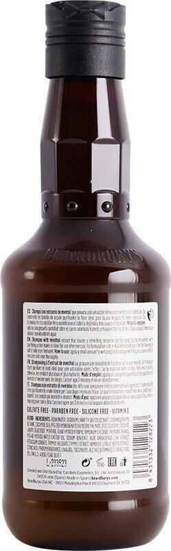 Шампунь Beardburys Essentials Refreshing для волосся зволожувальний освіжаючий, 250 мл