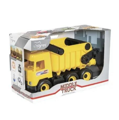 Іграшка для дітей Wader Самоскид Middle truck жовтий в коробці