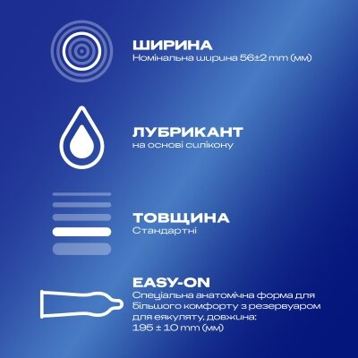 Презервативи латексні Durex Classic класичні з силіконовою змазкою, 18 штук