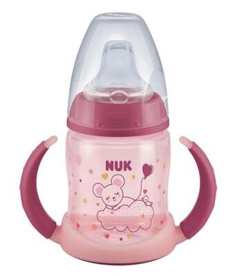 Пляшечка Nuk First Choice 10215326/2 + пластикова з м'якою силіконовою насадкою, 150 мл