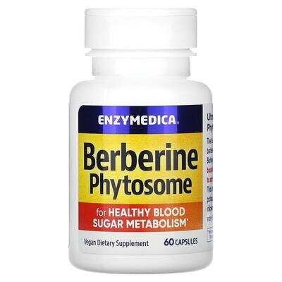 Берберинові фітосоми Enzymedica Berberine Phytosome, 60 капсул