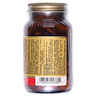Вітамін С з шипшиною Solgar Vitamin C 500 мг with Rose Hips таблетки №100