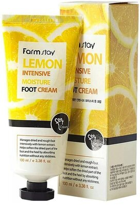 Крем для ніг FarmStay Lemon Intensive Moisture зволожуючий з лимоном, 100 мл