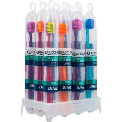 Зубна щітка Difas Pro-Clinic Ultra Soft 5100, ультрам'яка у дорожньому кейсі, 1 штука