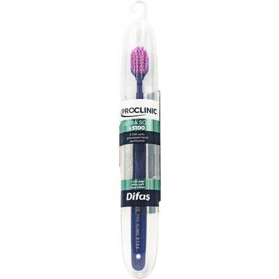 Зубна щітка Difas Pro-Clinic Ultra Soft 5100, ультрам'яка у дорожньому кейсі, 1 штука