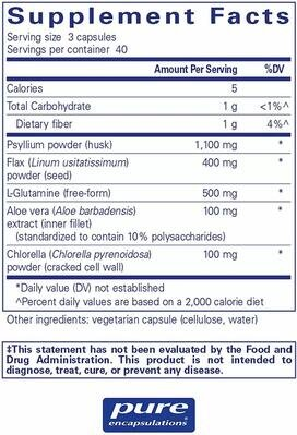 Комплекс для ШКТ Pure Encapsulations GI Fortify (Capsules), 120 капсул