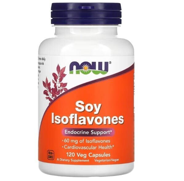Соєві ізофлавони NOW Soy Isoflavones вег. капсули №120