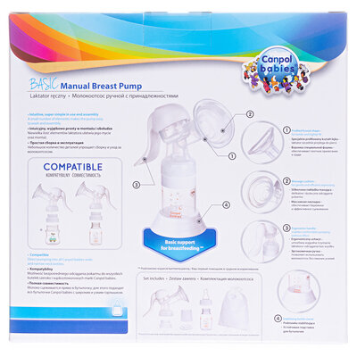 Молоковідсмоктувач Canpol Babies Basic ручний, 12/205