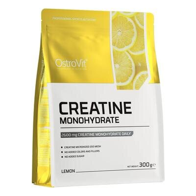 Креатин моногідрат OstroVit Creatine Monohydrate лимон, 300 г