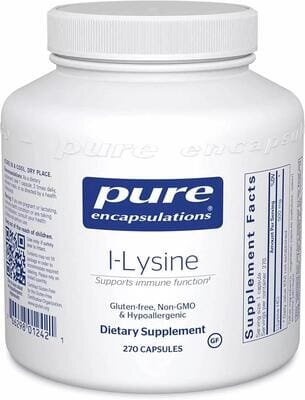 L-лізин Pure Encapsulations L-Lysine, 270 капсул