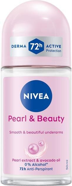 Дезодорант-антиперспірант кульковий Nivea Pearl & Beauty Перлина краса 48h (83735), 50 мл
