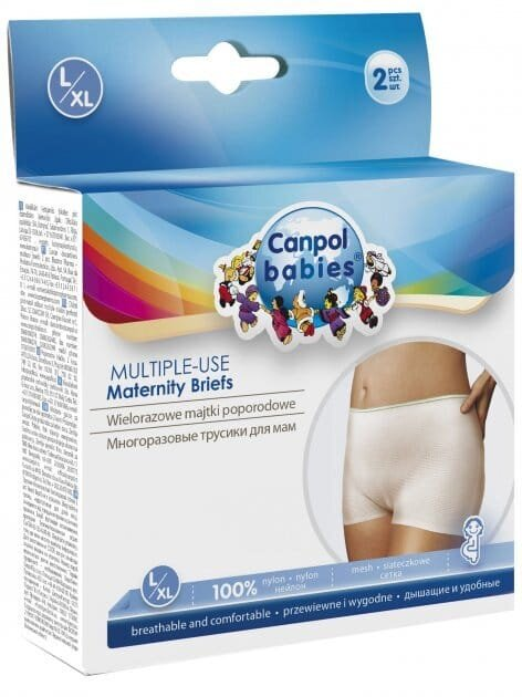Труси післяпологові Canpol Babies 73/002 багаторазові розмір L/XL, 2 шт