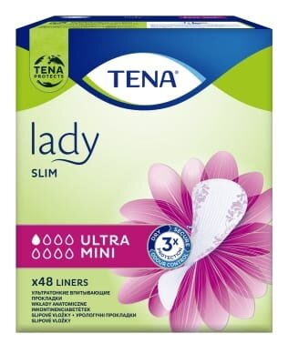 Прокладки урологічні Tena Lady Slim Ultra Mini, 48 штук