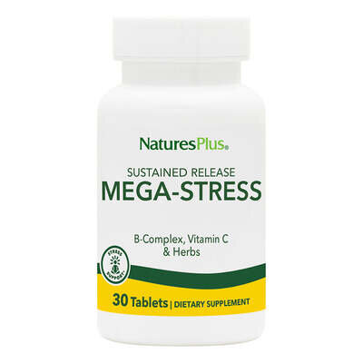 Комплекс для подолання стресу та підтримки енергії Nature's Plus Mega-Stress, 30 таблеток