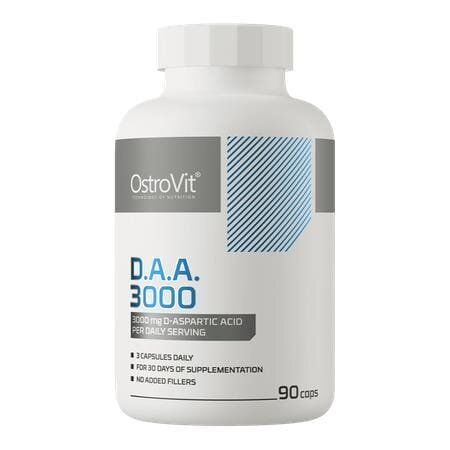 Амінокислоти OstroVit D.A.A. 3000 мг, 90 капсул